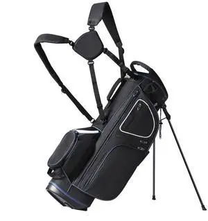 VEVOR Golf Cart Bag with 14 Way Organizer Divider Top, 35 11 Pockets Premium Cart Bag with Stand, Durable Golf Bags with Handles & Dust Cover & Detachable Dual Strap for Men & Women, Black White