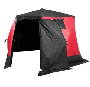 VEVOR 6-8 Person Ourdoor Portable Ice Shelter Pop-Up Ice Fishing Shanty Tent