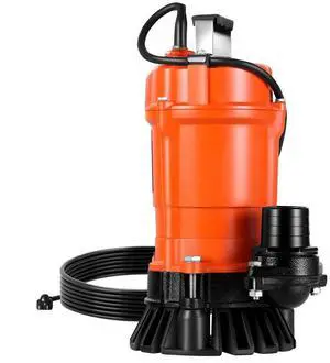 VEVOR 1/2 HP Submersible Trash Pump, 2000 GPH, 120V Cast Iron Submersible Sump Sewage Pump with 2 in Discharge, 39 ft Max Lift, Drain Dirty Clean Water, for Pools, Garden, Pond, Basement, Flooded Area