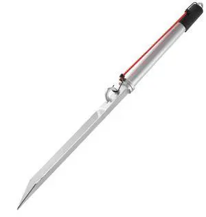 VEVOR Sand Spike Boat Anchor, 36 in Slide Anchor Shore Spike, Galvanized Carbon Steel Boat Shore Anchors, Shallow Water Beach Anchors, for Securing Jet Ski PWC Pontoon Kayak on Beaches & Sandbars