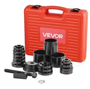 VEVOR Wheel Bearing Press Kit, 23 PCS FWD Bearing Puller Tools, for Front Wheel Drive Bearing Removal and Installation, Wheel Bearing Tool with Sliding Screw, Bushings, Sleeve Plates, Storage Case