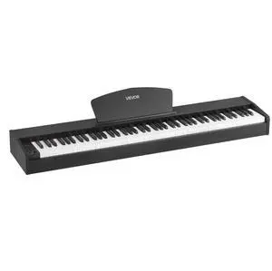 VEVOR Weighted Digital Piano, 88 Keys Fully Weighted, Electric Piano Dual Keyboard & Speakers, with Sustain Pedal, Recording Function, 238 Tones, Wireless Connection, for Beginners, Without Stand