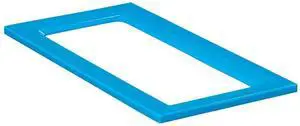 Mixx Recycling Center, Rectangular Lid - Blue