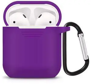 Reiko Silicone Case for Airpods in Purple