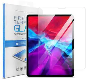 Reiko APPLE New iPad Pro 12.9" 2018 & 2020 3rd Generation models (A1876/A2014/A1895/A1983)2.5D Super Durable Glass