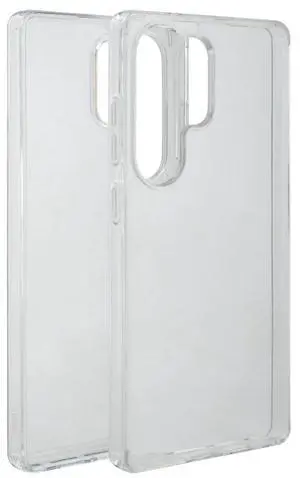 Reiko High Quality 2X Clean PC and TPU Bumper Case In Clear For Samsung Galaxy S25 ULTRA