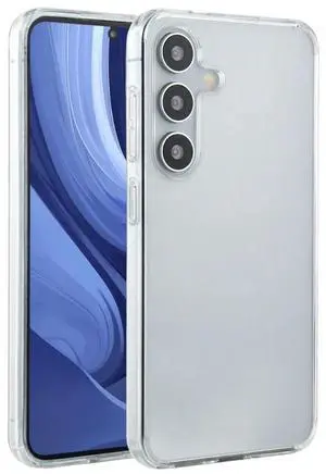 Reiko High Quality 2X Clean PC and TPU Bumper Case In Clear For Samsung Galaxy S25