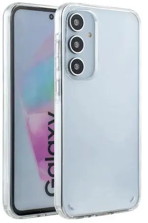 Reiko High Quality 2X Clean PC and TPU Bumper Case In Clear For Samsung Galaxy A35