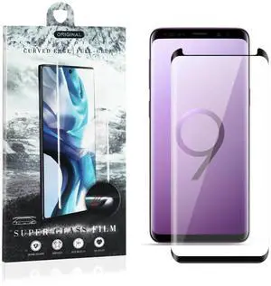 3D Curved Edge Shock Resistant Super Glass Screen Protective Cover For SAMSUNG GALAXY S9