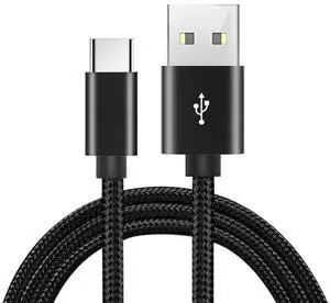 USB-C Fast Charge/Sync Cable 6.5 ft in Black USB-C Fast Charge/Sync Cable 6.5 ft in Black