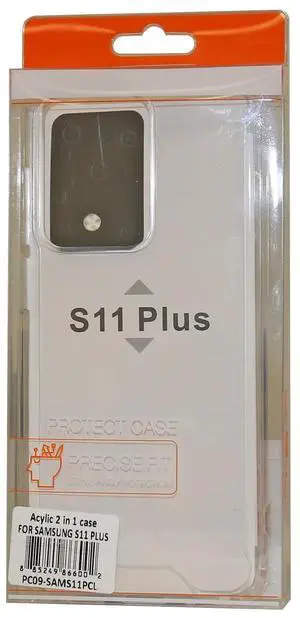 Reiko Samsung S20 ULTRA High quality Tpu Bumper and Clarity PC Case In Clear