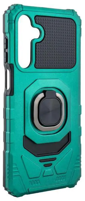 Kickstand Ring Holder TPU Shockproof Case for Samsung Galaxy A16 in GREEN