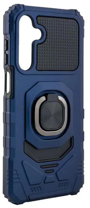 Kickstand Ring Holder TPU Shockproof Case for Samsung Galaxy A16 in BLUE