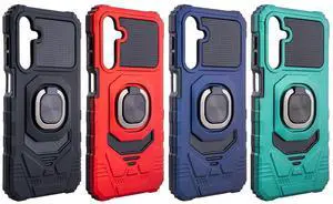 Kickstand Ring Holder TPU Shockproof Case for Motorola Moto G Power 5G (2024) in BLACK