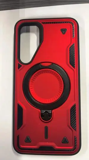 Reiko 360 Degree Rotating Magnetic Versatile Stand Red Compatible with iPhone Samsung Galaxy A35 5G Reiko 360 Degree Rotating Magnetic Versatile Stand Red Compatible with iPhone Samsung Galaxy A35 5G