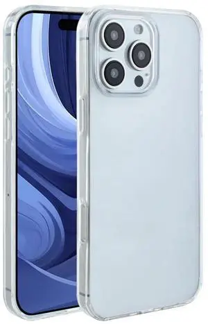 High Quality 2X Clean PC and TPU Bumper Case In Clear For Apple iPhone 16 PRO MAX