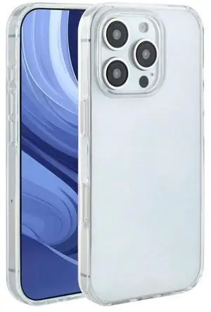 High Quality 2X Clean PC and TPU Bumper Case In Clear For Apple iPhone 16 PRO