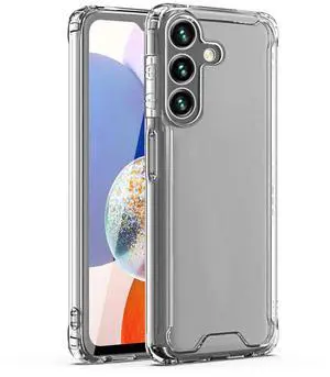 Reiko High Quality 2X Clean PC and TPU Bumper Case In Clear For Samsung Galaxy A14 5G
