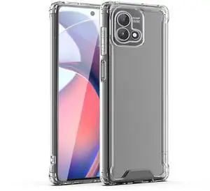 Reiko High Quality 2X Clean PC and TPU Bumper Case In Clear For Motorola Moto G Stylus 5G (2023)