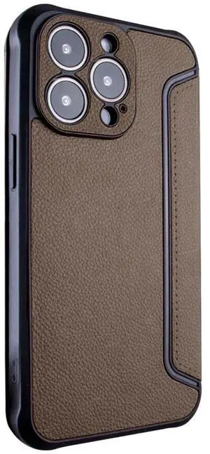 Magnetic wallet Leather phone case For Samsung Galaxy S23 Ultra In Brown