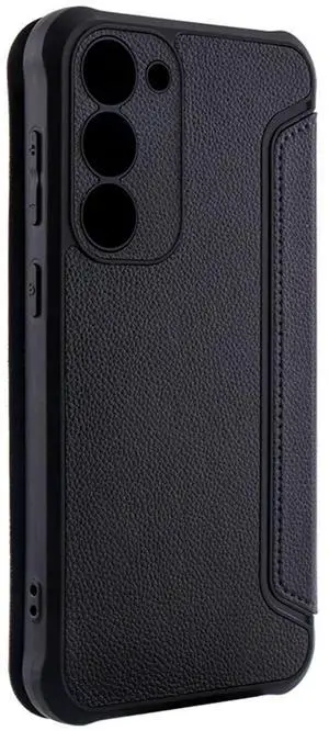 Magnetic wallet Leather phone case For Samsung Galaxy S23 Plus In Black