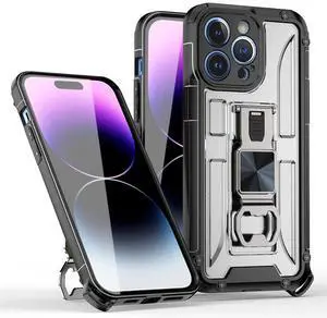 Kickstand Ring Holder/Bottle Opener with Magnetic Car Mount for IPHONE 14 PRO In Clear Kickstand Ring Holder/Bottle Opener with Magnetic Car Mount for IPHONE 14 PRO In Clear