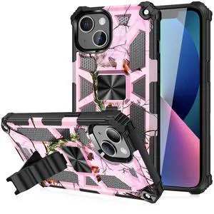 Built-in Kickstand TPU Case with Magnetic Mount for APPLE IPHONE 13 in Tree leaf patterns Built-in Kickstand TPU Case with Magnetic Mount for APPLE IPHONE 13 in Tree leaf patterns