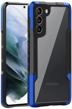 Shockproof Excellent Grip with Silky Feeling for Samsung Galaxy S21/S30 Plus In Blue