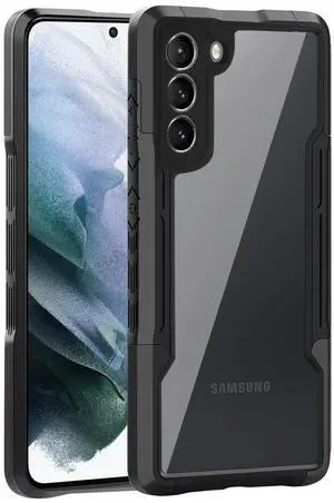 Shockproof Excellent Grip with Silky Feeling for Samsung Galaxy S21/S30 In Black Shockproof Excellent Grip with Silky Feeling for Samsung Galaxy S21/S30 In Black