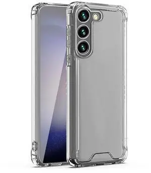 Reiko High Quality 2X Clean PC and TPU Bumper Case In Clear For Samsung GALAXY S23  PLUS