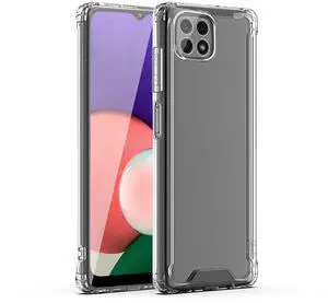 Reiko High Quality 2X Clean PC and TPU Bumper Case In Clear For Samsung Galaxy S24