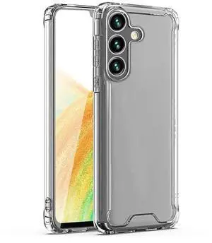 Reiko High Quality 2X Clean PC and TPU Bumper Case In Clear For Samsung Galaxy A34 5G
