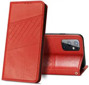 Reiko ONE PLUS 9 PRO 5G 3-In-1 Wallet Case In Red