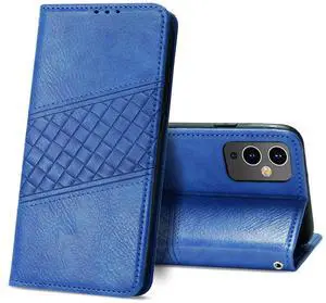 Reiko ONE PLUS 9 5G 3-In-1 Wallet Case In Blue