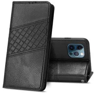 Reiko Apple iPhone 12 Pro Max 3-In-1 Wallet Case In Black Reiko Apple iPhone 12 Pro Max 3-In-1 Wallet Case In Black