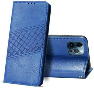 Reiko Apple iPhone 12 Pro Max 3-In-1 Wallet Case In Blue Reiko Apple iPhone 12 Pro Max 3-In-1 Wallet Case In Blue