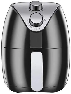 Reiko 2.8 L Air Fryer with Real Cook Technology In Black
