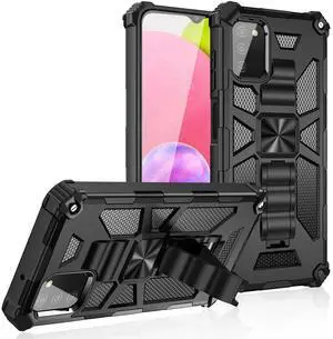 Built-in Kickstand TPU Case with Magnetic Mount for SAMSUNG GALAXY A02S in Black Built-in Kickstand TPU Case with Magnetic Mount for SAMSUNG GALAXY A02S in Black