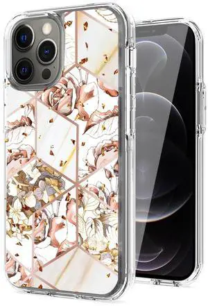 Flower Design Pattern Printing Dual Layer Hybrid Hard Plastic and Soft TPU Rubber Case Cover for APPLE IPHONE 12 PRO MAX In White Base Flower Flower Design Pattern Printing Dual Layer Hybrid Hard Plastic and Soft TPU Rubber Case Cover for APPLE IPHONE 12 PRO MAX In White Base Flower