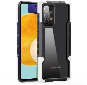 Shockproof Excellent Grip with Silky Feeling for Samsung Galaxy A52/5G In White