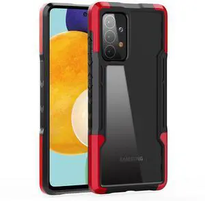 Shockproof Excellent Grip with Silky Feeling for Samsung Galaxy A52/5G In Red