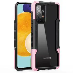 Shockproof Excellent Grip with Silky Feeling for Samsung Galaxy A52/5G In Pink