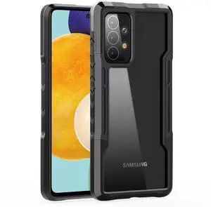 Shockproof Excellent Grip with Silky Feeling for Samsung Galaxy A52/5G In Black