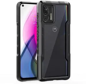 Shockproof Excellent Grip with Silky Feeling for Moto G Stylus 2021 In Black