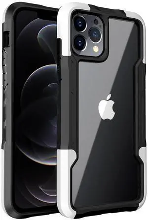 Shockproof Excellent Grip with Silky Feeling for Apple iPhone 12 Pro Max In White