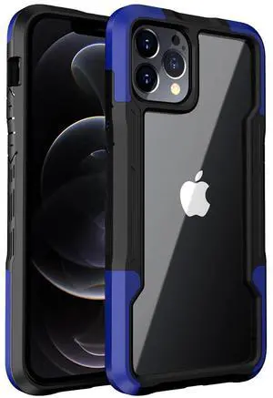 Shockproof Excellent Grip with Silky Feeling for Apple iPhone 12 Pro Max In Blue Shockproof Excellent Grip with Silky Feeling for Apple iPhone 12 Pro Max In Blue
