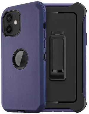 Multilayer Full Protection with Built-In Screen Protector CaseAPPLE IPHONE 12 MINI In Navy Multilayer Full Protection with Built-In Screen Protector CaseAPPLE IPHONE 12 MINI In Navy
