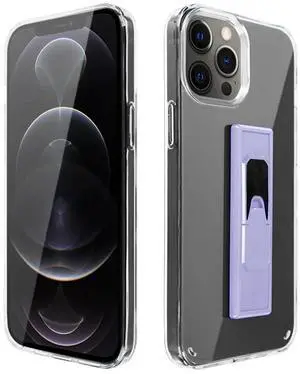 TPU Bumper Shockproof Case With Embedded Coil APPLE IPHONE 12 PRO MAX In Purple TPU Bumper Shockproof Case With Embedded Coil APPLE IPHONE 12 PRO MAX In Purple
