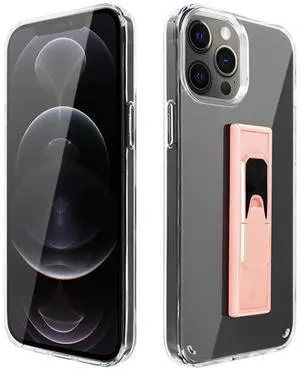 TPU Bumper Shockproof Case With Embedded Coil APPLE IPHONE 12 PRO MAX In Pink TPU Bumper Shockproof Case With Embedded Coil APPLE IPHONE 12 PRO MAX In Pink