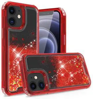 Kickstand Ring Holder TPU Shockproof Case With Magnetic Car MountAPPLE IPHONE 12 MINI In Red Kickstand Ring Holder TPU Shockproof Case With Magnetic Car MountAPPLE IPHONE 12 MINI In Red